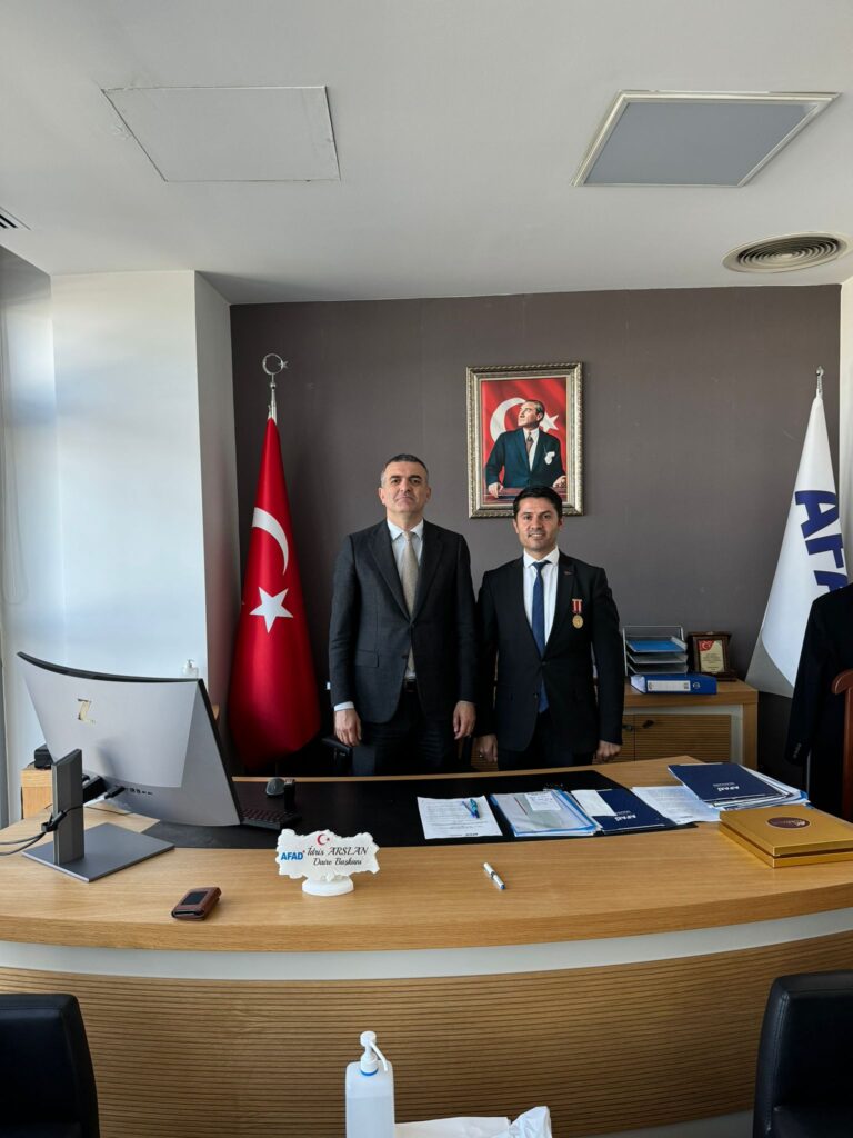 AFAD DAİRE BAŞKANI SAYIN İDRİS ARSLAN’I ZİYARET ETTİK