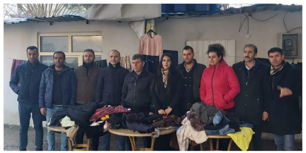 TİCARET VE SANAYİ ODASI BAŞKANI KAMPANYAMIZA 1.000 ADET YENİ KIYAFET BAĞIŞINDA BULUNDU