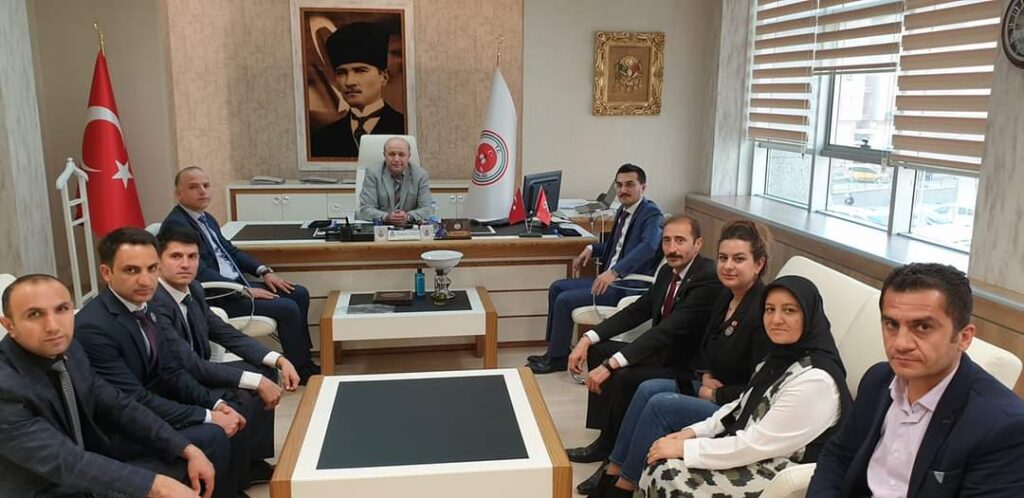 İDARE MAHKEMESİ BAŞKANINI ZİYARET ETTİK