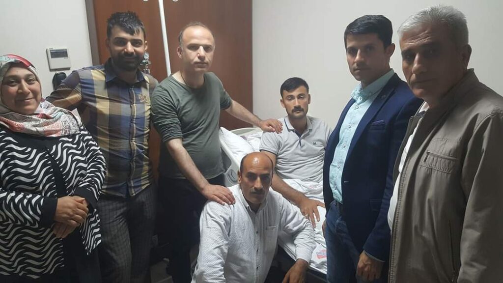 GAZİMİZİ HASTANEDE ZİYARET ETTİK