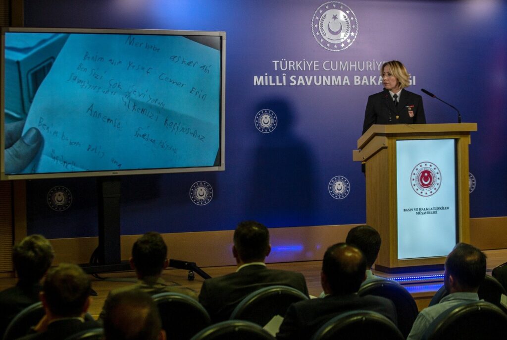 Milli Savunma Bakanlığı haftalık bilgilendirme toplantısında  Mektup Kampanyamız